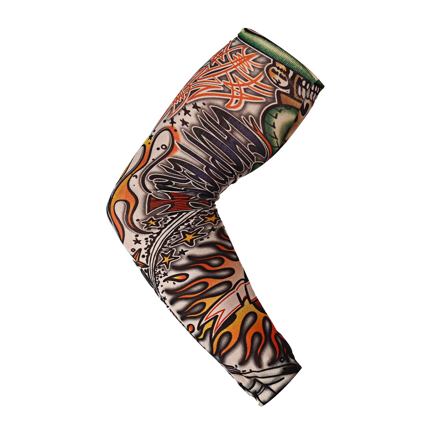 Fashion New Men Flower Arm Tattoo Sleeves Seamless Outdoor Riding Sunscreen Arm Sleeves Sun Uv Protection Arm Warmers for Women